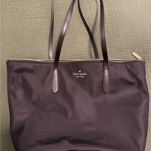 Kate Spade Black Nylon Tote